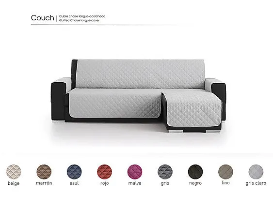 Funda protectora para sofá chaise longue — imagen 7