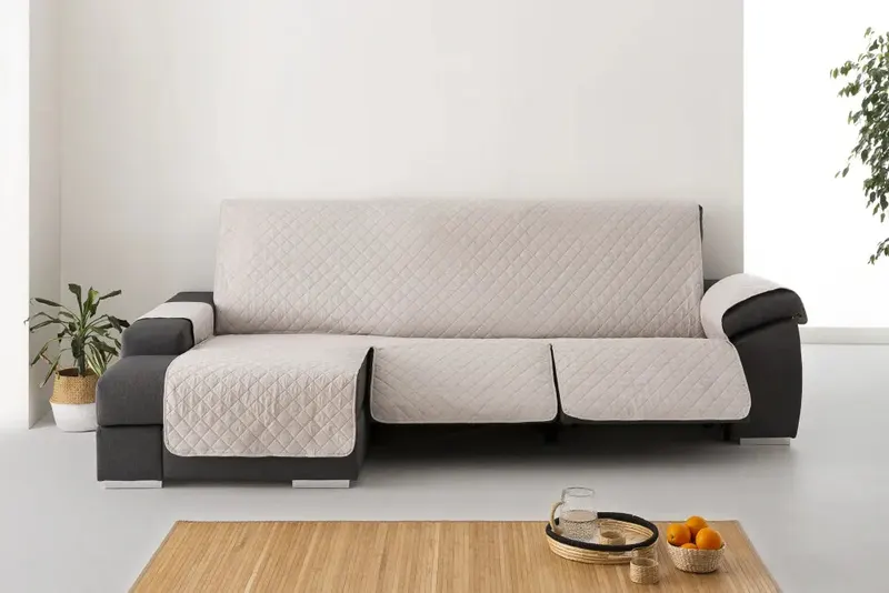 Funda protectora para sofá chaise longue