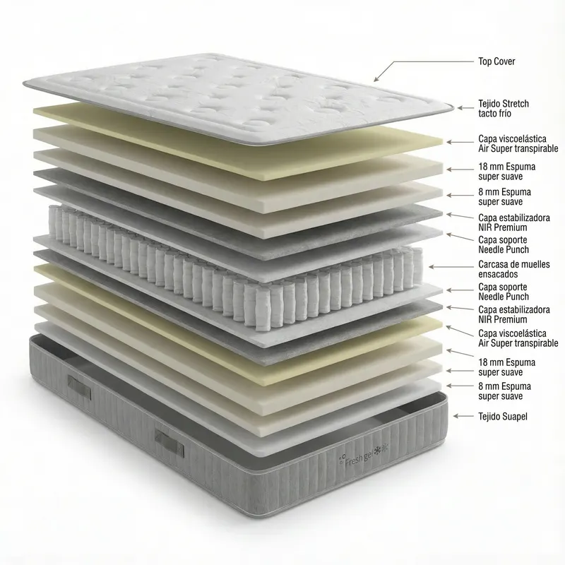 Pack canapé + colchón FreshGel 30 cm — imagen 5